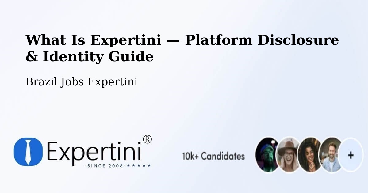 What Is Expertini — Platform Disclosure & Identity Guide – Perobal